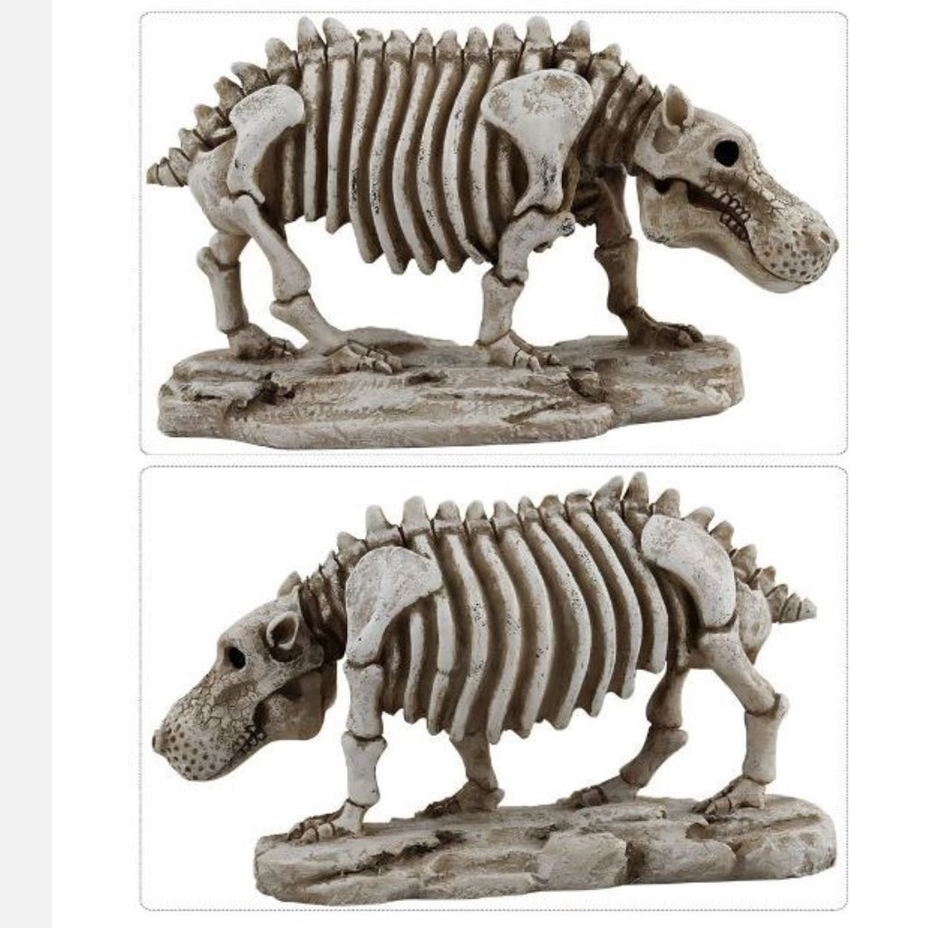 Dmlowu Animal Skeletons Halloween Decorations, 3.5x8" Plastic Halloween Skeleton for Home Decor, Spooky Human Skeleton for Halloween Decorations Outdoor & Infoor