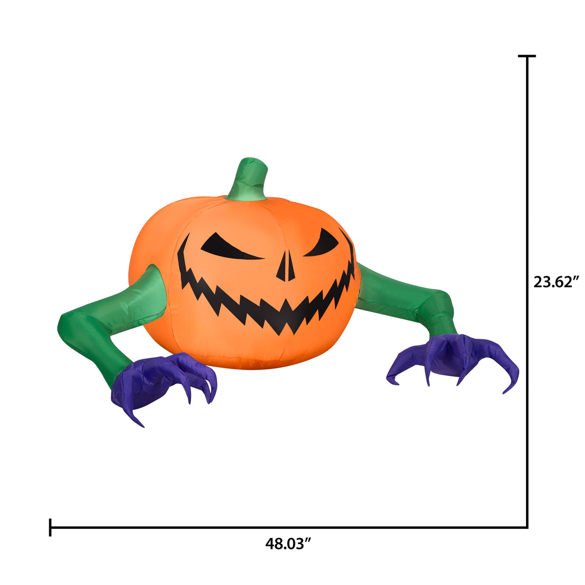Airblown Inflatables Traditional Jack-O'-Lantern, 4'
