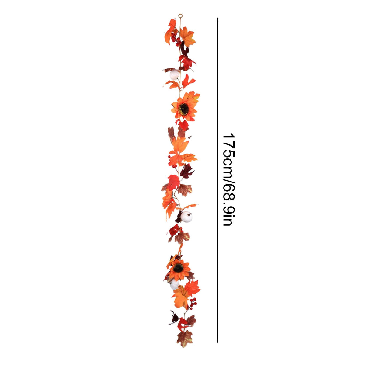 SCNOR 72 Inch Halloween Felt Garland with Ghost Pumpkin Witch Hat Spider Broom, Hanging Decor for Fireplace Mantel Wall