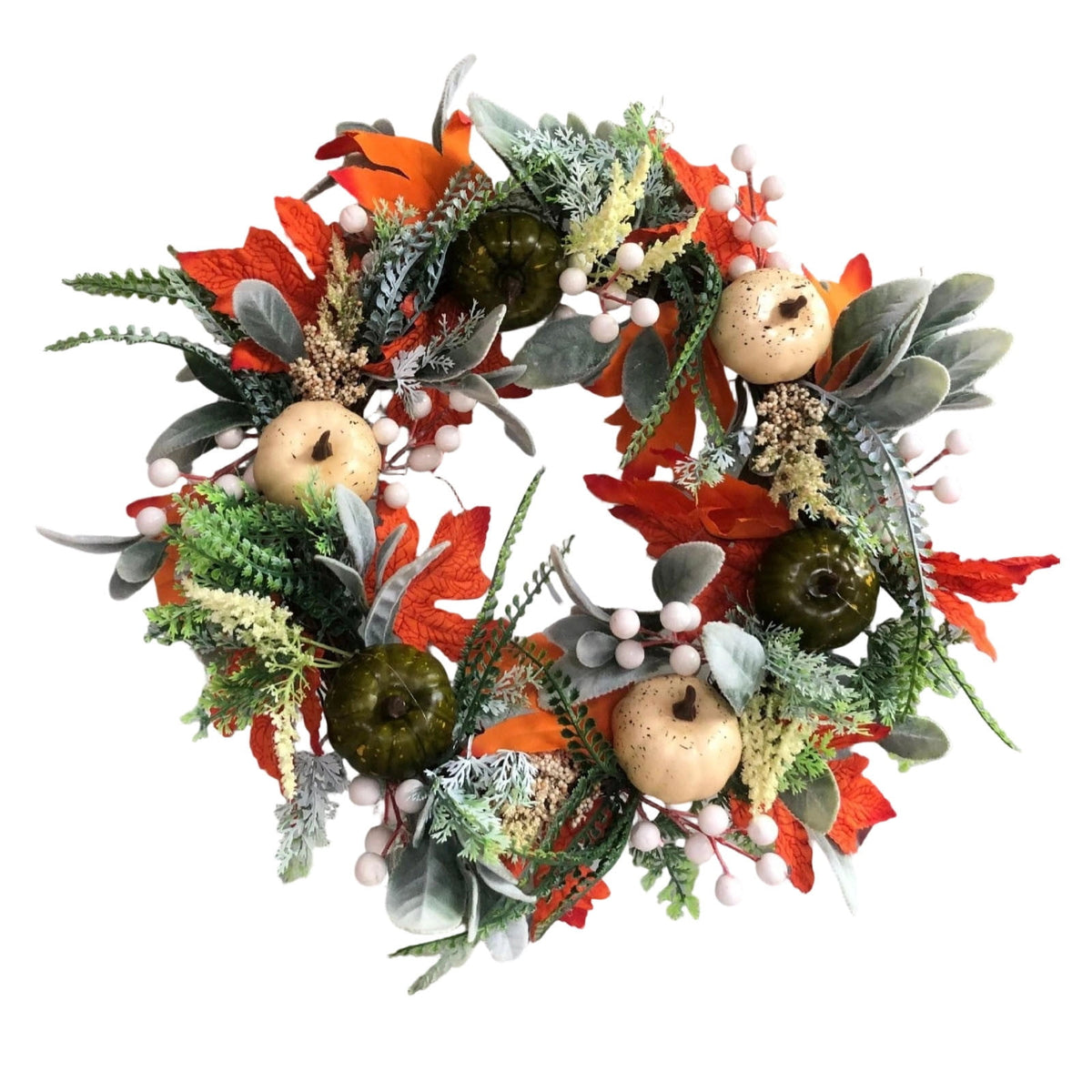 Rijanmt Decorative Plastic Easter Day Wreath, Multicolor
