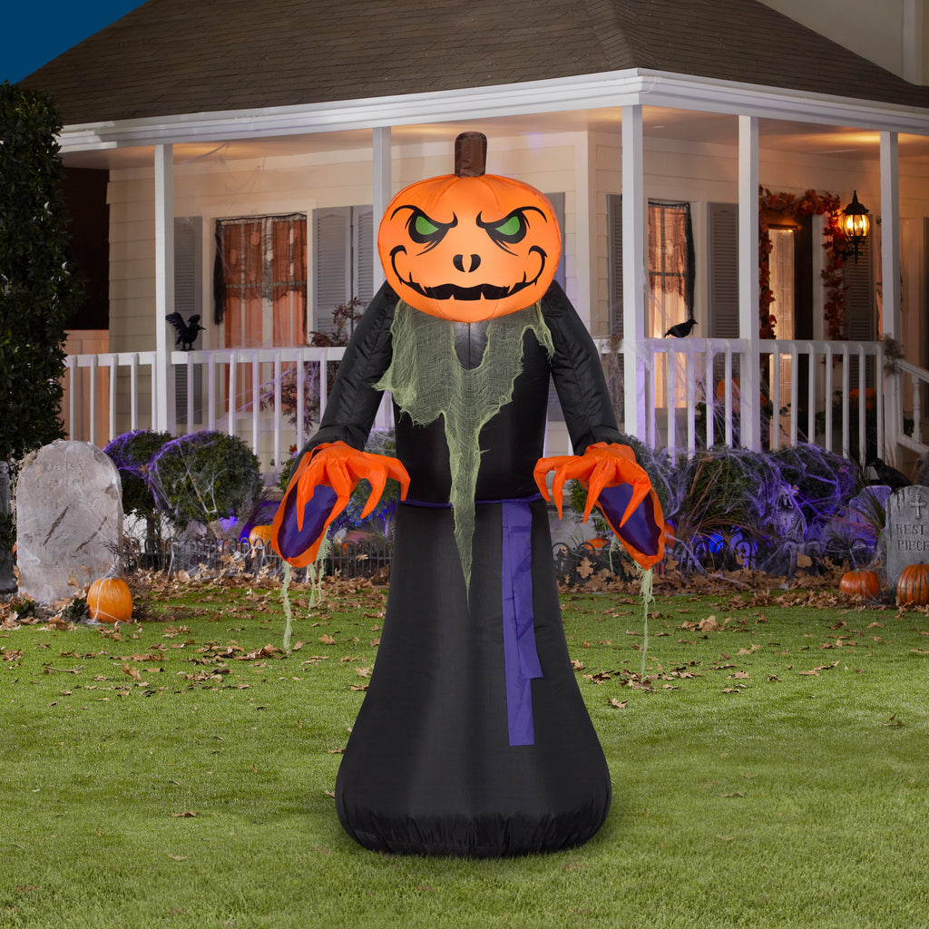 Airblown Inflatables Traditional Jack-O'-Lantern, 4'