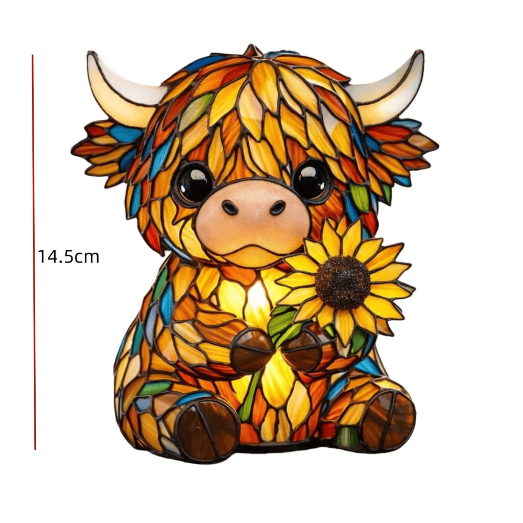 Sruoe Resin Owl Vintage Table Lamp, Decorative Animal Night Light for Bedroom Office Indoor Home Year Round Decor