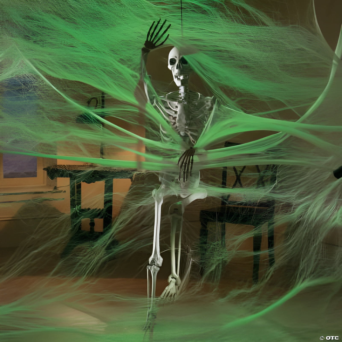Fun Express TALL OUTDOOR LIFE SIZE Standing Skeleton with Posable Head - Decoration - 1 Piece