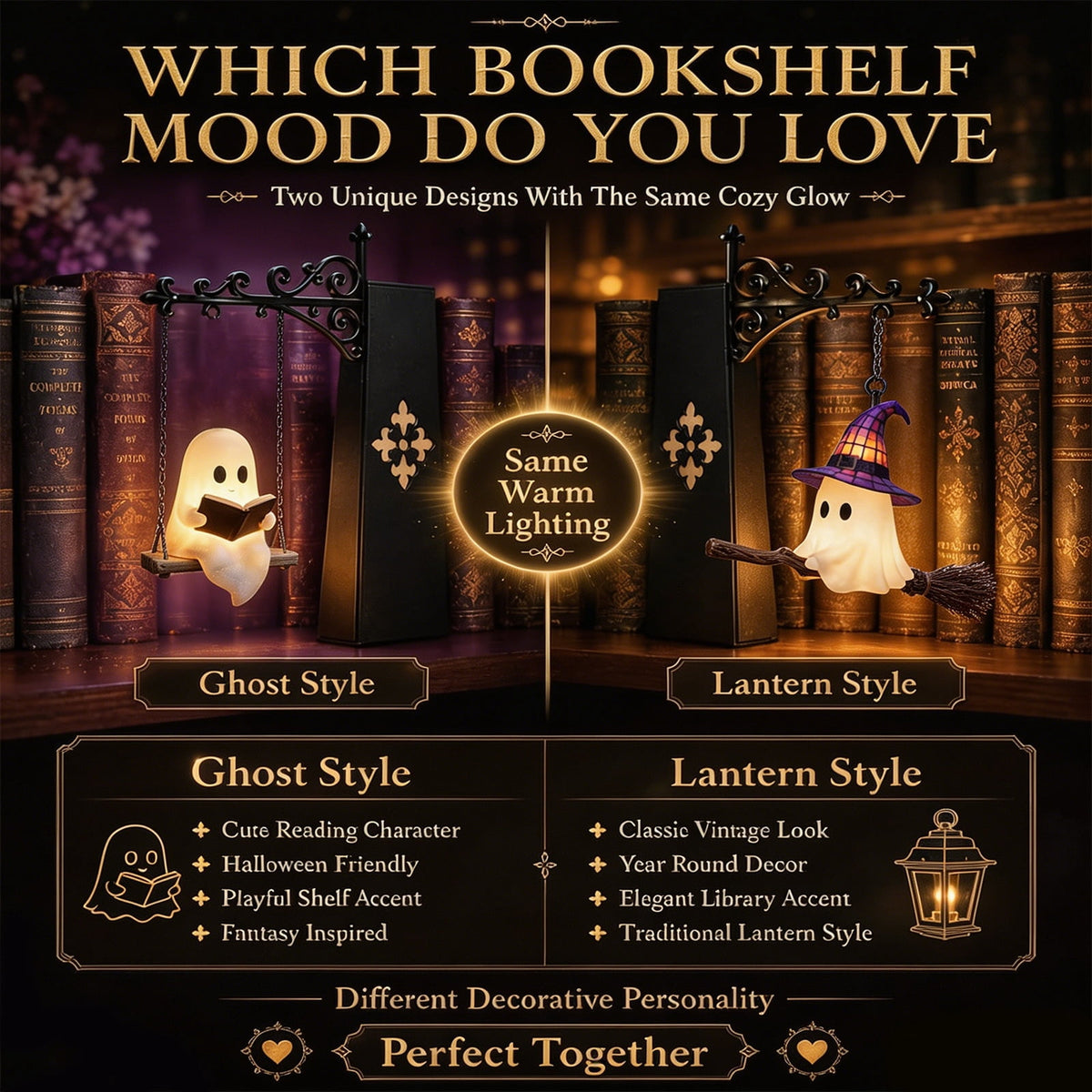 Lighted Halloween Ghost Candy Bowl, Cute LED Ghost Holding Pumpkin Candy Bucket for Trick or Treat, Outdoor Halloween Decorations for Front Porch, Indoor Yard Patio Halloween Decor