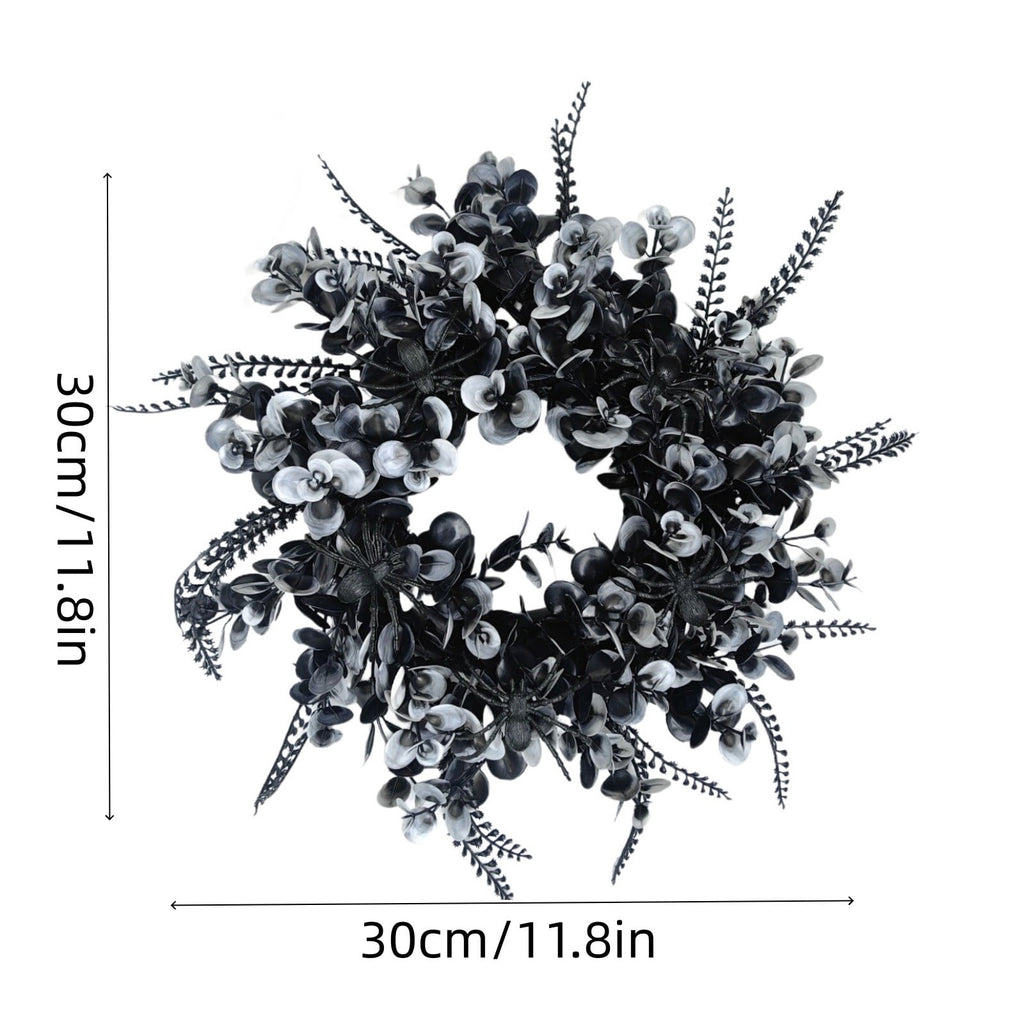 2026 Halloween Indooor Decoration Halloween Wreath Of Withered Branches Door Hanging Holiday Window Display Party Decoration Artificial Pumpkin Garland Wreath Wall Hanging