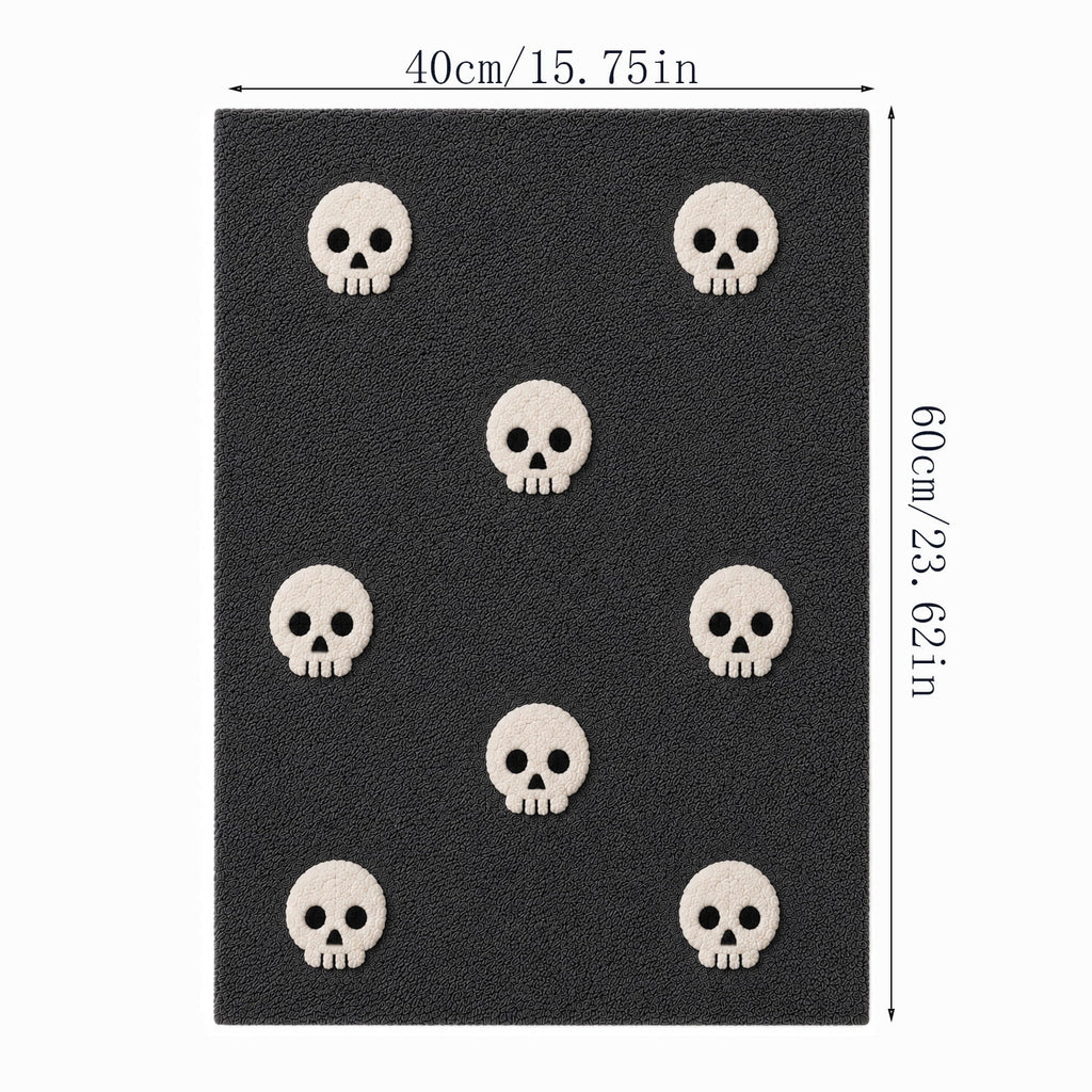 Halloween Thanksgiving Pumpkin Doormat 24x16 Inch, Simple Fall Farmhouse Entrance Mat for Front Porch Patio Home Decor
