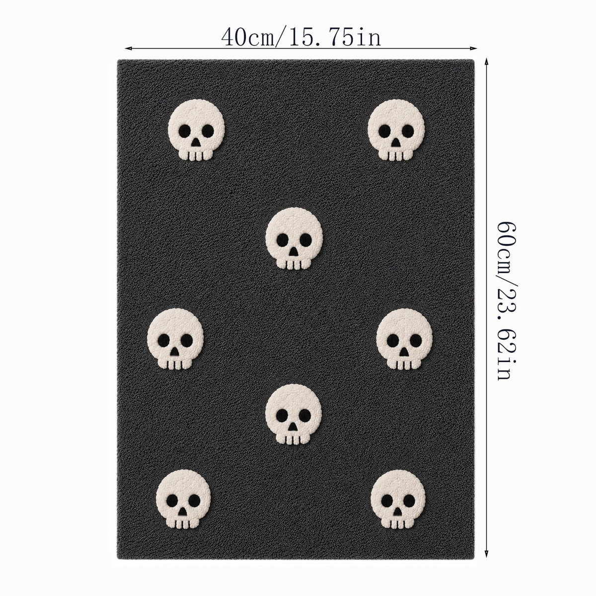 Halloween Thanksgiving Pumpkin Doormat 24x16 Inch, Simple Fall Farmhouse Entrance Mat for Front Porch Patio Home Decor