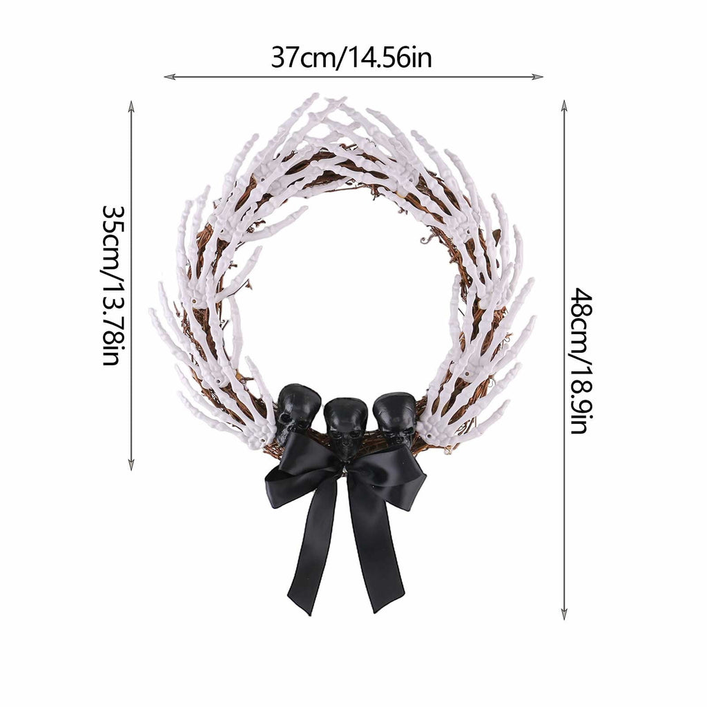 Black Rattan Wall Decoration, Halloween Wicker Bat Art, Indoor and Outdoor Festive Decor, Durable Plastic Material