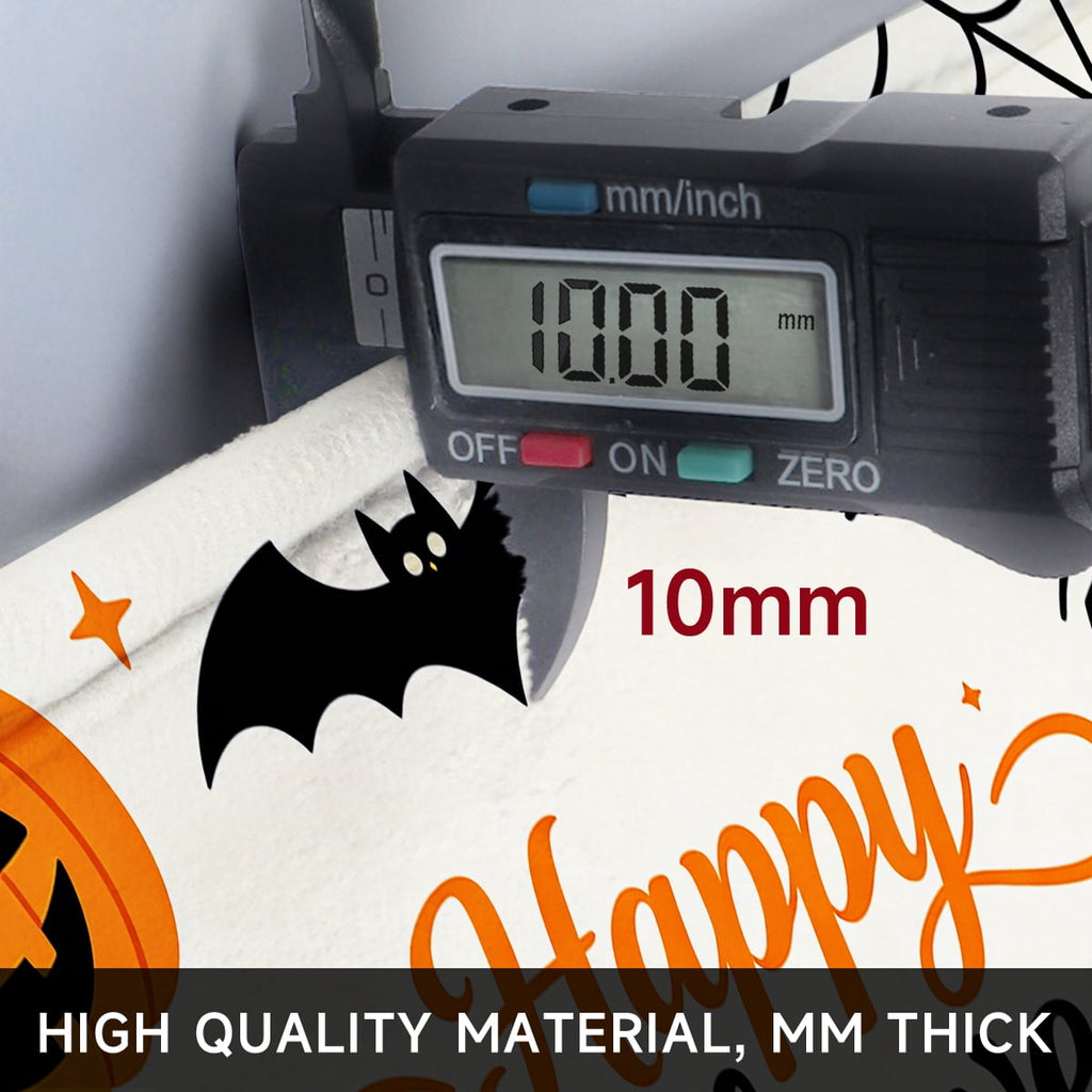 YIMEIS Halloween Pumpkin Lanterns Multi-purpose 1-Piece Flannel Mat and Kitchen Rugs,Soft Non-slip for Home Bedroom Bathroom