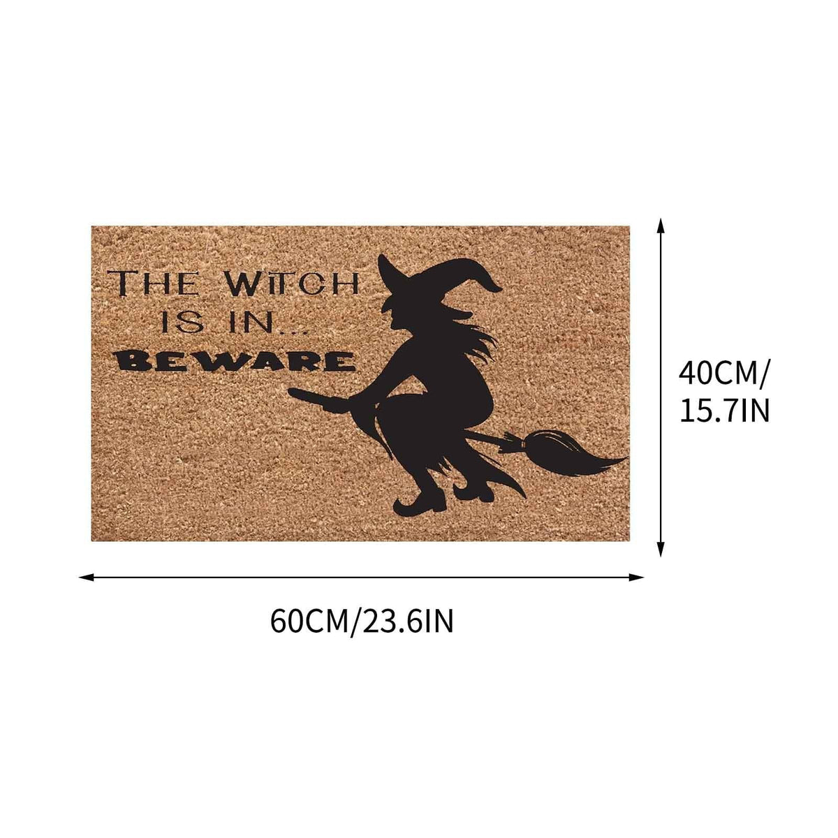 Holloyiver Halloween Door Mat 24" x 16", Ghost Pumpkin Bat Skull Witch Mat Non-Slip Front Door Mat Entrance Funny Doormat Entry Rug Fall Door Mat Welcome Mats Synthetic Coir Doormat Outdoor Decor