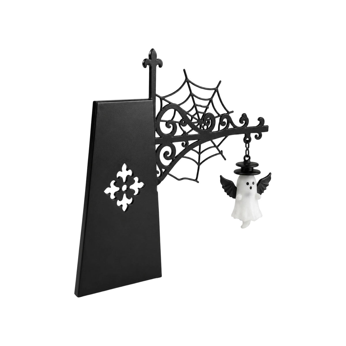 Diceymbol 11.81 Inch Halloween Ghost Night Light, Witch Hat Ghost Lamp with Jack O Lantern, Halloween Decorations Indoor for Table Mantel Party Decor