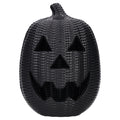 Light-Up Woven Jack-o'-Lantern Decoration, Black, 12", Halloween by Way To Celebrate