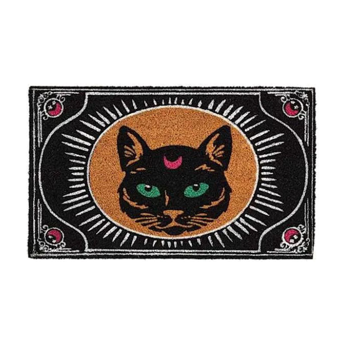 Witch-Themed Halloween Door mat 20×32in, Gothic Rug, Halloween Welcome Mat For Front Door Porch Home Decor