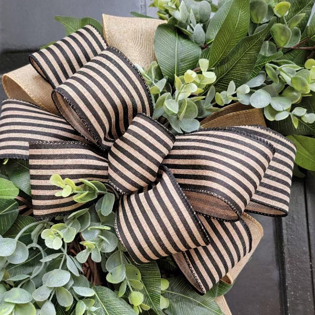 Under $15! Wreaths for front Door Kingtowag Artificial Floral Wreath, Simulation Plant Pastoral Style Door Hanging Decoration Poppy Fruit, Greenery Wreath for Porch, Window, Home, Farmhouse