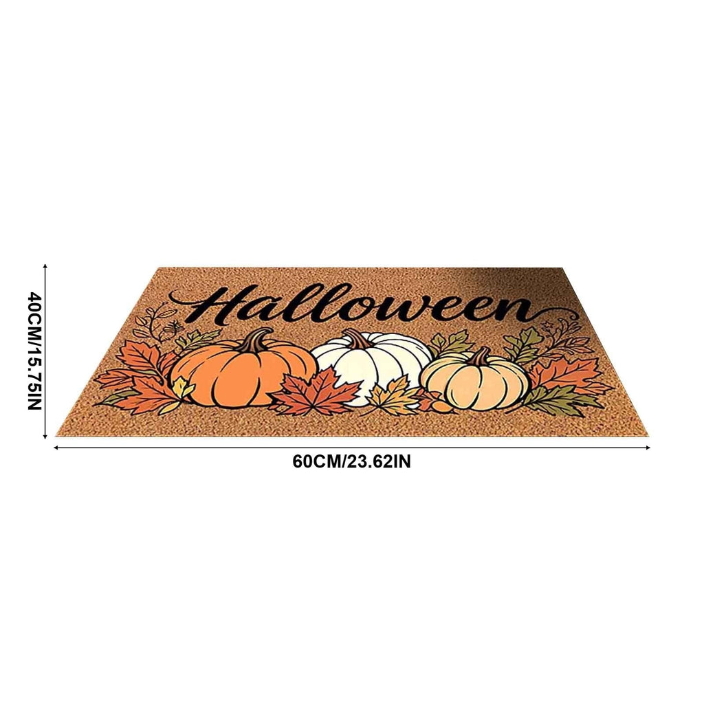 Halloween Kitchen Mat Halloween Printed Carpet Non-slip Entry Door Entry Mat Absorbent Bathroom Kitchen Entryway Mat 40*60cm