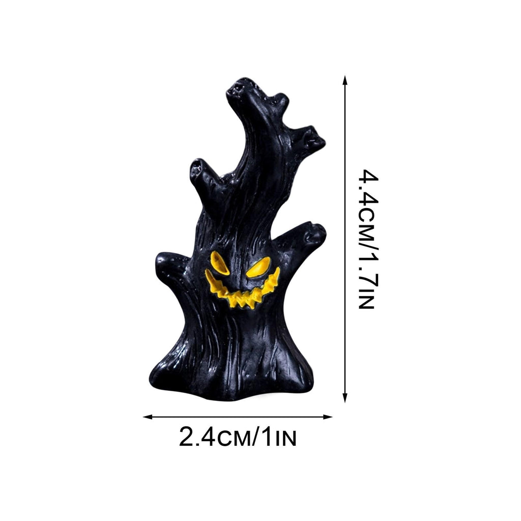 WKSCLPAI Halloween Miniatures Figures Mini Resin Figurines for Halloween Decorations, Halloween Party Favors Bag Fillers Garden Dollhouse Decor 12 Styles to Choose From, Skeleton Hugs