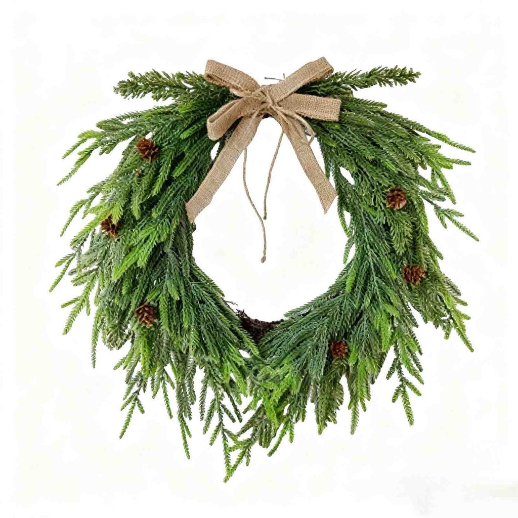 Rijanmt Decorative Plastic Easter Day Wreath, Multicolor