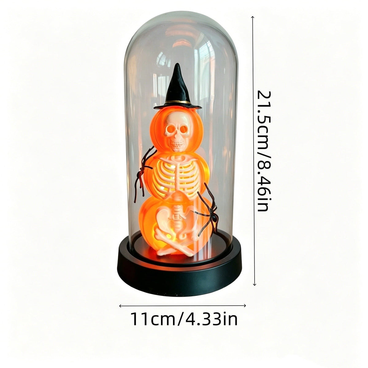 Realistic White Plastic Half Torso Skeleton Tabletop Prop, Detailed Human Half Skeleton Halloween Desktop Decor, Weatherproof Indoor Outdoor Reusable Spooky Party Ornament