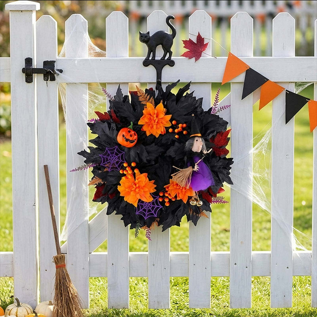 Rijanmt Decorative Plastic Easter Day Wreath, Multicolor