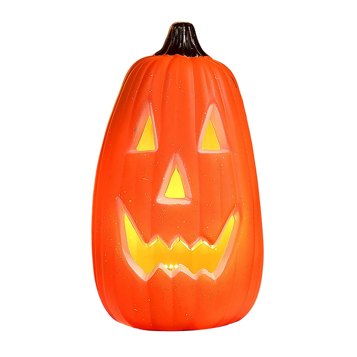 Dademeo Halloween Light Up Pumpkin Decor, Unique Tall LED Glowing Jack O Lantern, Waterproof Ornament for Yard Garden Porch Party