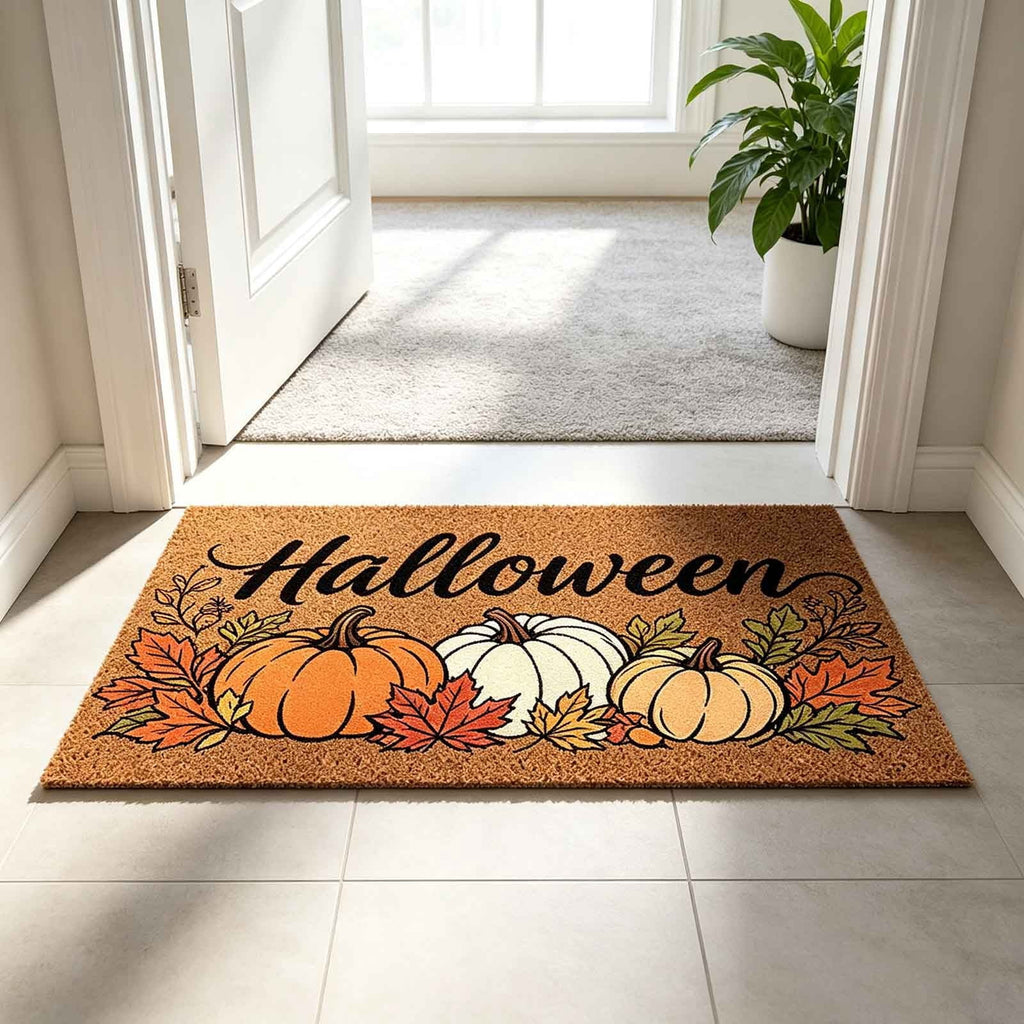 Halloween Kitchen Mat Halloween Printed Carpet Non-slip Entry Door Entry Mat Absorbent Bathroom Kitchen Entryway Mat 40*60cm