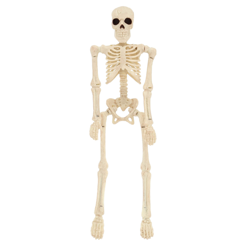 Mini Faux Posable Skeletons, 8", 3 Count, Halloween by Way To Celebrate
