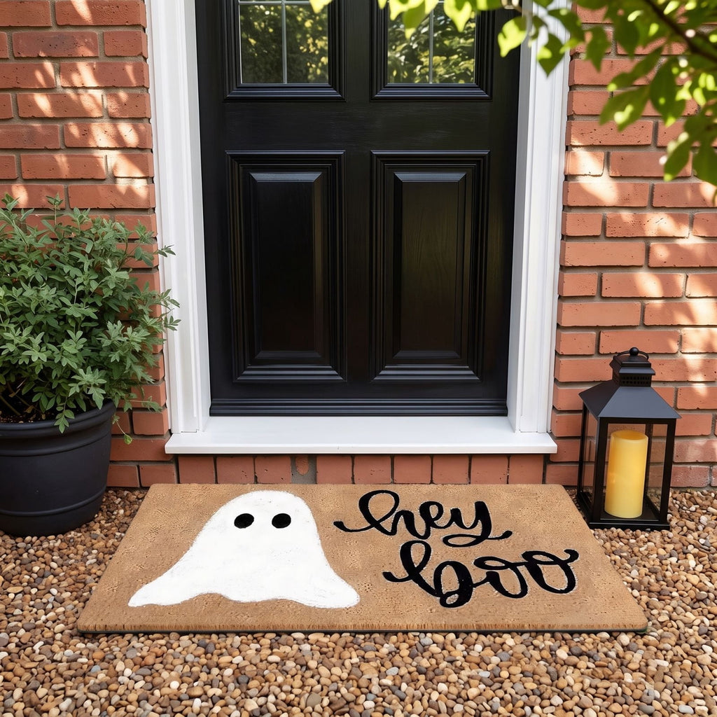 Halloween Door Mat Classic Print Skidproof Mat 15.75x23.62in Polyester Skidproof & Dirt Trapping for Front Door Porch Entryway by MPOISVA