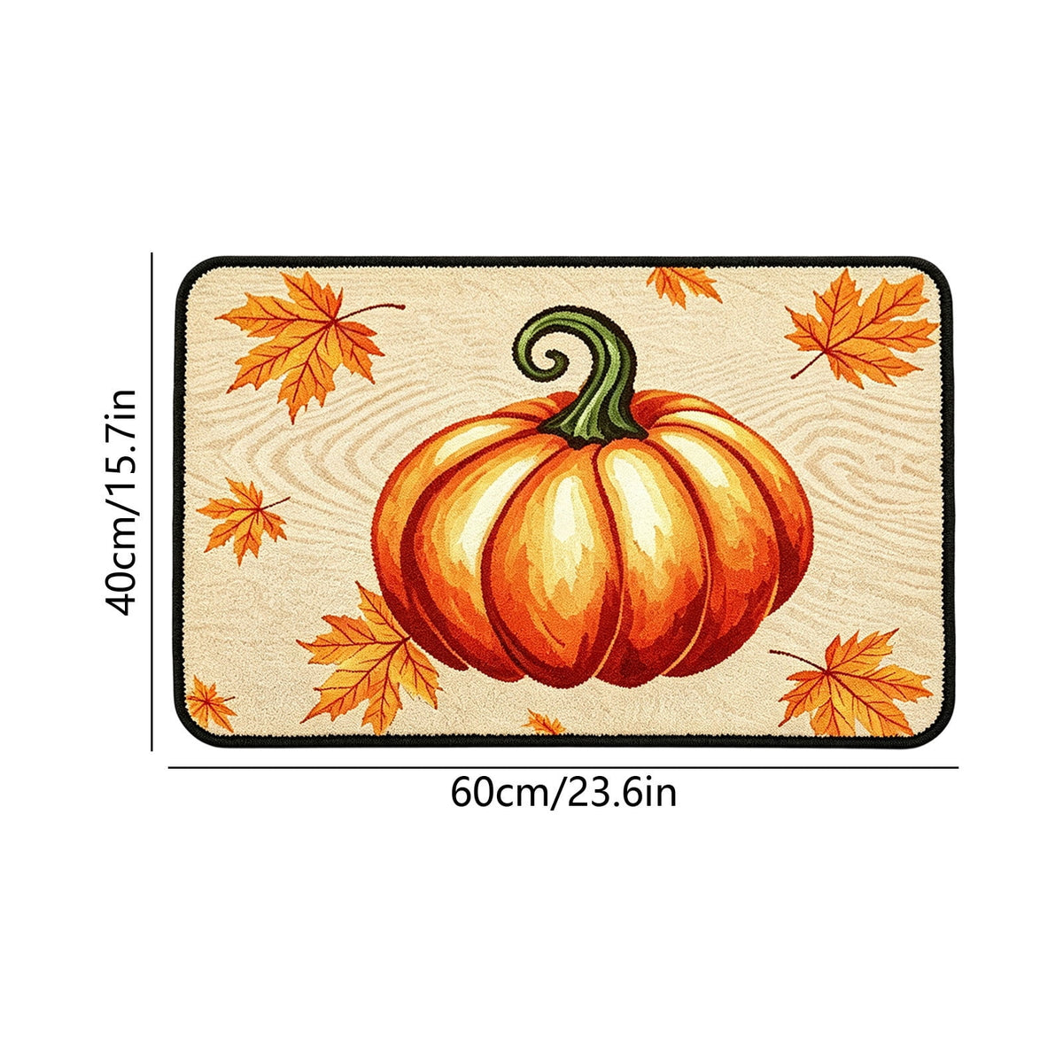 Autumn Door Mat for Entryway, 16x24 Inch, Fall-Themed Floor Doormat for Home Decor, Non-Slip Rug Mat for Living Room, Kitchen, Bedroom, Gifts for Fall Lovers (E)
