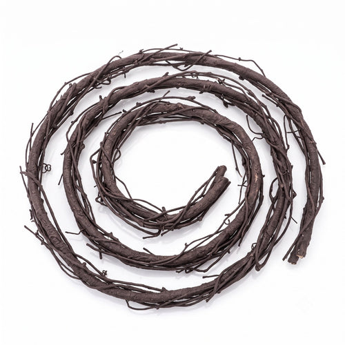 BiFandian Artificial Flexible Tree Branch, Brown Faux Garland Twig Rattan Decoration for Home Wall Fireplace, Halloween Decorations Indoor Outdoor Wreaths for Mantel, Staircase, Doorway