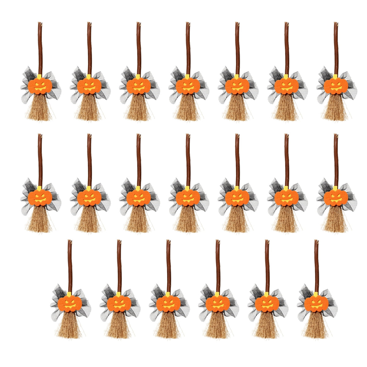 20PCs Halloween Magic Broom, Floating Broom Halloween, Animated Halloween Magical Brooms, Haunted Sounds Moving Animated Broomstick,Halloween Decor