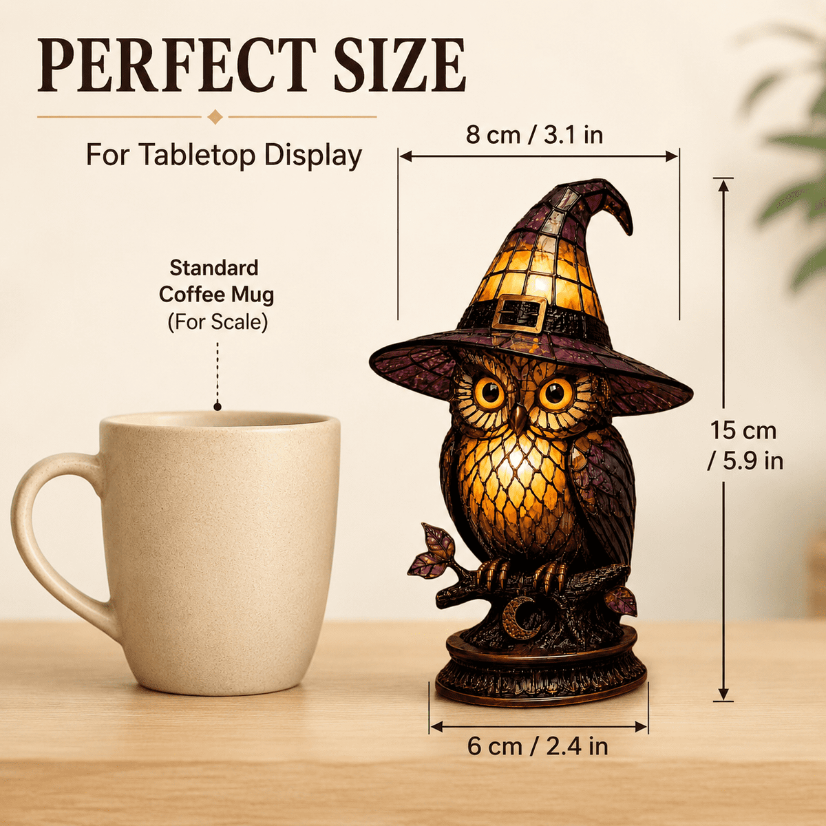 Diceymbol 11.81 Inch Halloween Ghost Night Light, Witch Hat Ghost Lamp with Jack O Lantern, Halloween Decorations Indoor for Table Mantel Party Decor