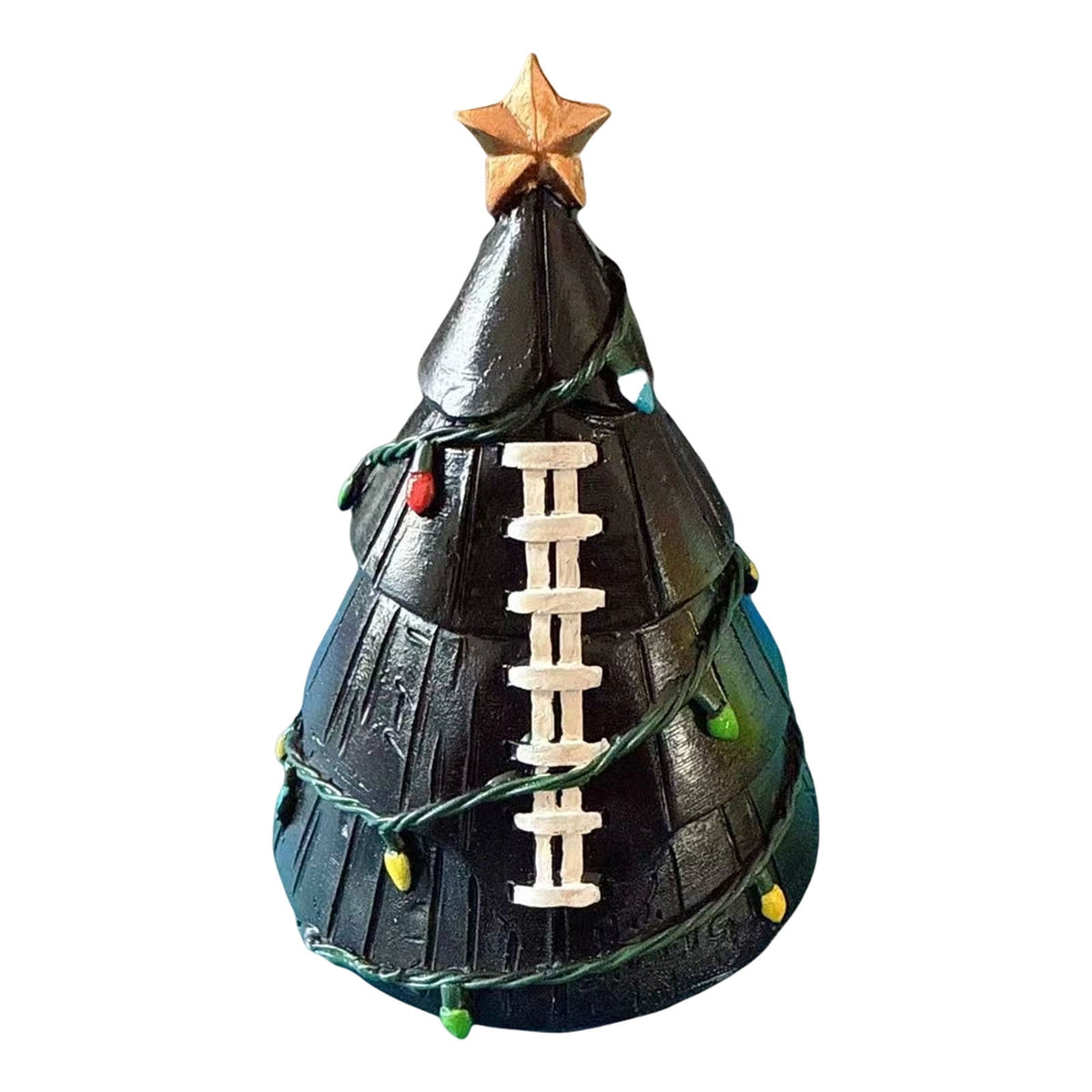 Christmas in july Decorations, Christmas Tree Resin Figurine, Sports Themed Tabletop Decor for Fall Thanksgiving Summerween, Unique Holiday Gift