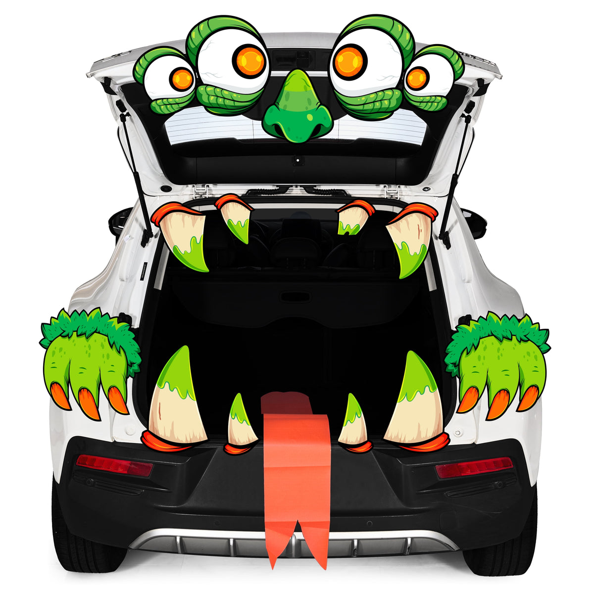 Joyfy Halloween Trunk or Treat Car Decorations Kit,Halloween Car Decorations Car Archway with Happy Halloween Theme