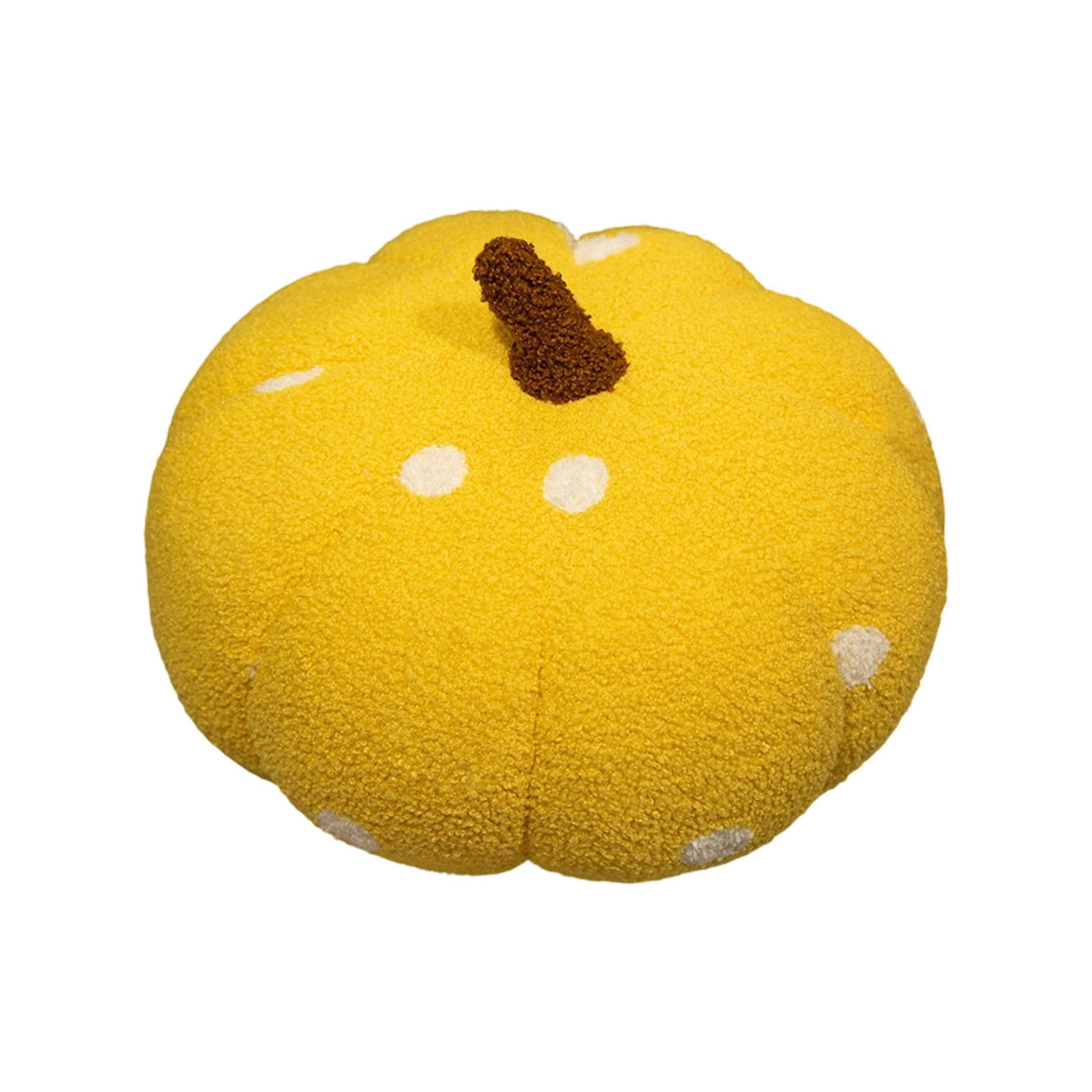 Yhmxh Soft Fluffy Pumpkin Throw Pillow, 3D Plush Sherpa Stuffed Pumpkin Cushion Decor, Cute Autumn Harvest Pumpkin Shaped Plush Toy for Sofa Couch Bed Farmhouse Thanksgiving Halloween Party Decor
