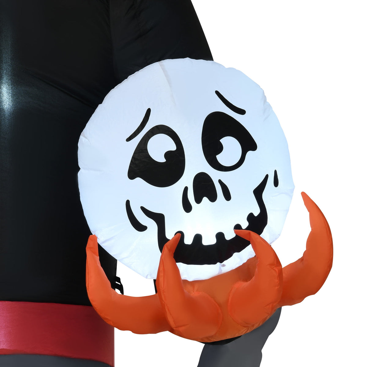 HOMCOM Halloween Inflatable Pumpkin with LED Lights for Garden Indoor Outdoor