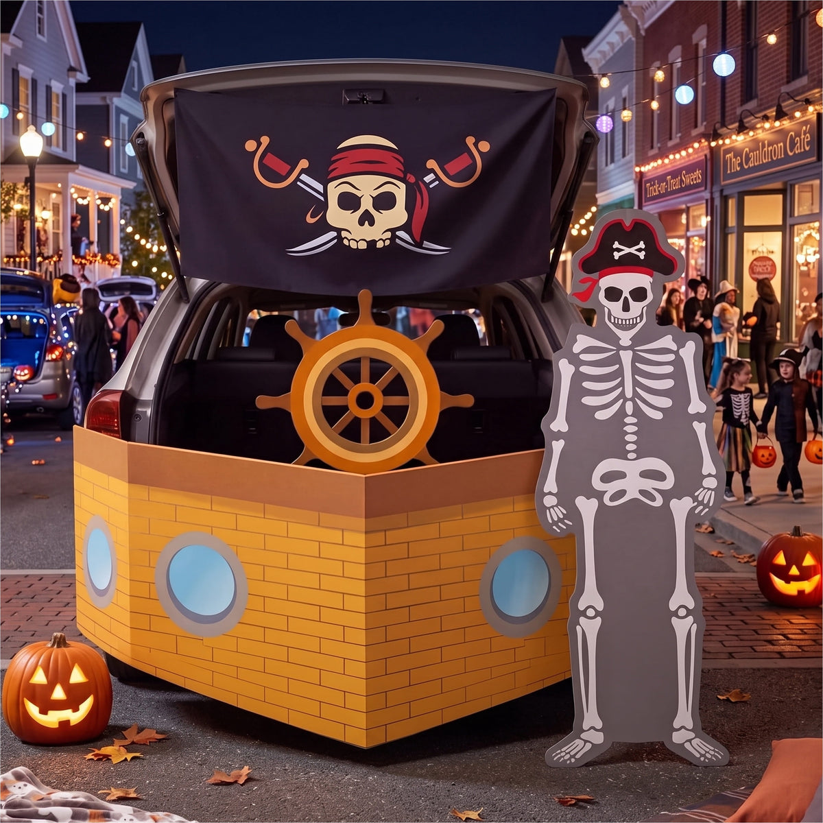 Joyfy Halloween Trunk or Treat Car Decorations Kit,Halloween Car Decorations Car Archway with Frankenstein Theme,Trunk or Treat Decorations for Suv,Halloween Outdoor Garage Door Party Decor
