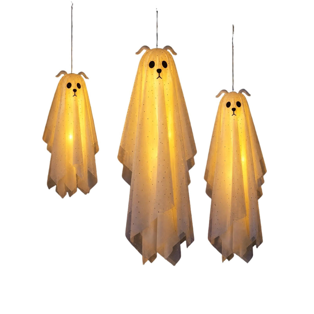 Lighted Halloween Ghost Candy Bowl, Cute LED Ghost Holding Pumpkin Candy Bucket for Trick or Treat, Outdoor Halloween Decorations for Front Porch, Indoor Yard Patio Halloween Decor