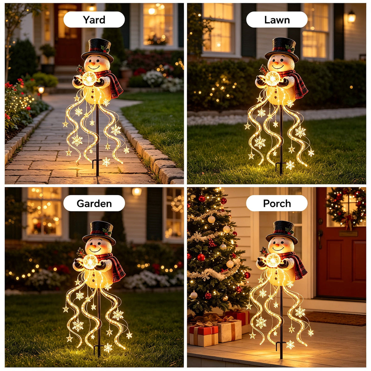 Solar Halloween Metal Moon Black Cat Garden Stake with LED Pumpkin Lantern, Light Up Star Bat Yard Decor Stake, Spooky Outdoor Lawn Pathway Halloween Decoration