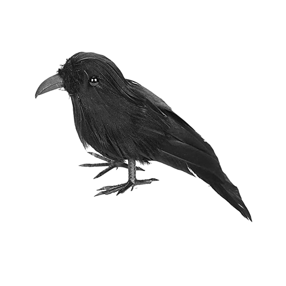 Gothic Mysterious Raven Lamp Light Sculpture, Resin Halloween Moonlight Luminous Crow Bird Led for Home Decor Gift, Bedroom Bedside, Living Room
