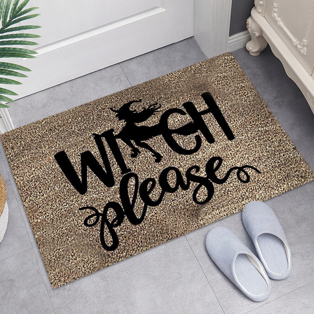 ZToonmas 15" x 23" Vintage Halloween Rugs, Halloween Horror Print Outdoor Rugs Floor Mat Hallway Kitchen Foot Mat Soft Non-Slip