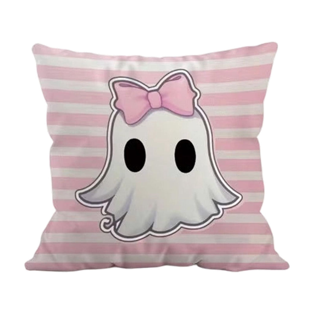 AuroraX Halloween Ghost Decor Outdoor Halloween Decoration Courtyard Tabletop Desktop Haunted Halloween Decoration for Yard Garden Pink