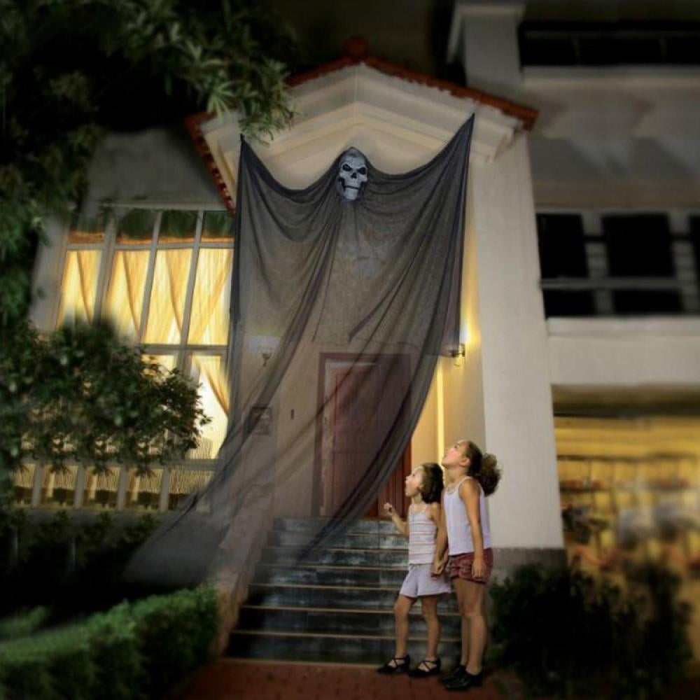 3M Hanging Ghost Ornaments Horror Ghost Gauze Halloween Party Supplies Halloween Festival Decoration Props White