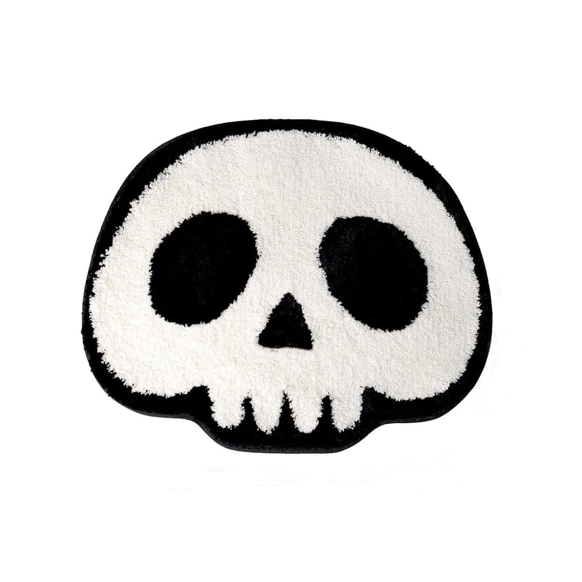 Halloween Decor White Ghost Rug 24x16 inches, Handmade Tufted Fluffy Aesthetic Area Rugs, Cute Soft Cool Non Slip Floor Carpet Bath mat, Living Room, Bathroom, playroom, Kitchen