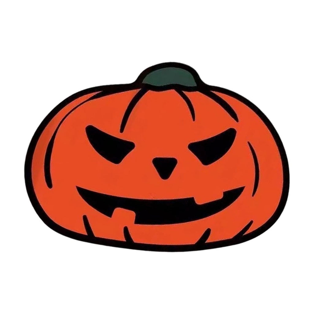 Halloween Door Mat Pumpkin Shaped Non-Absorbent Skidproof Mat 15.75x23.62in Polyester Skidproof & Weather Resistant for Front Door Porch Indoor Outdoor Halloween Door Mat by MPOISVA