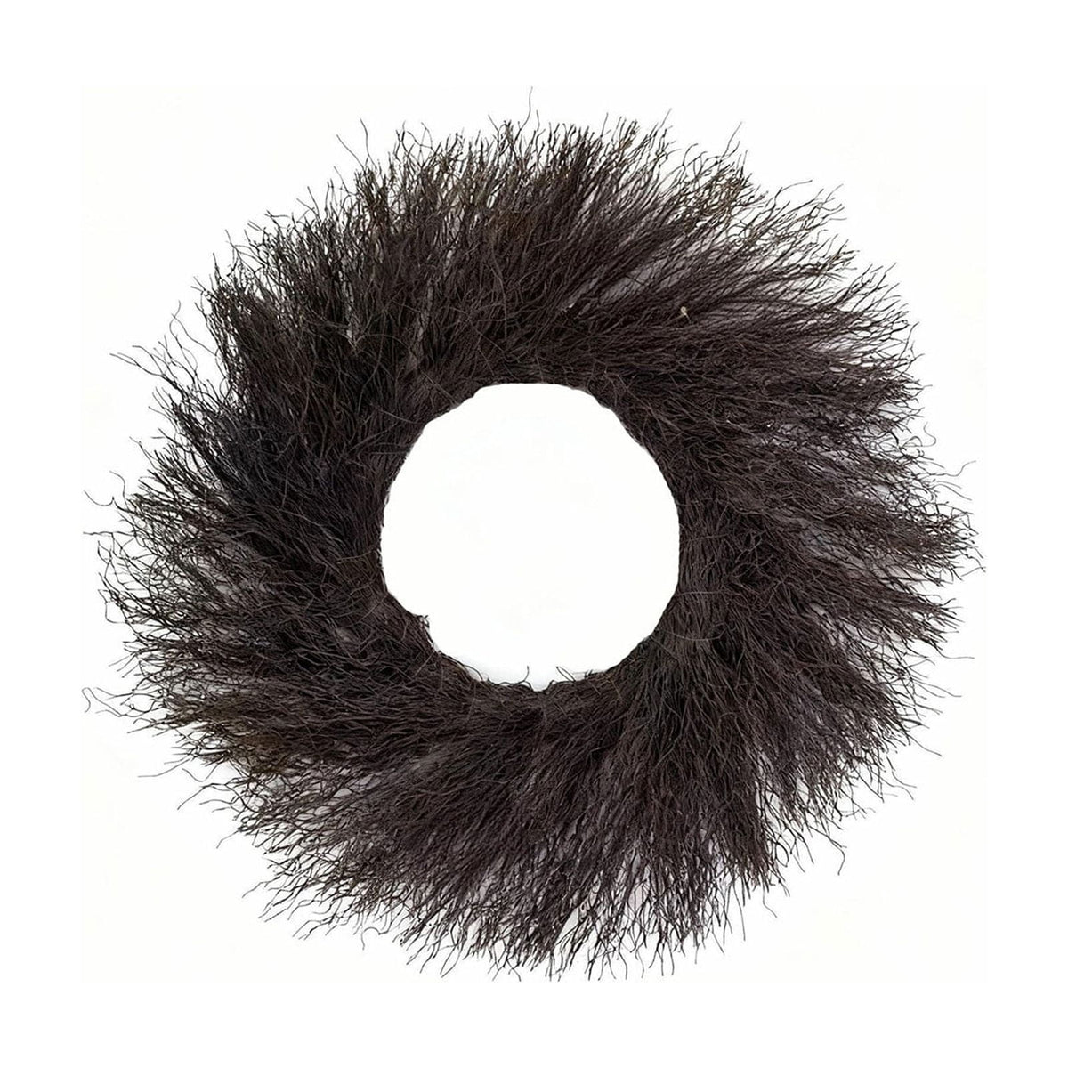 Black Twig Halloween Wreath, Artificial Black Branch Wreath for Front Door, Handcrafted Spooky Halloween Door Decor, Indoor Outdoor Halloween Wreath for Wall Mantel Porch Party Display
