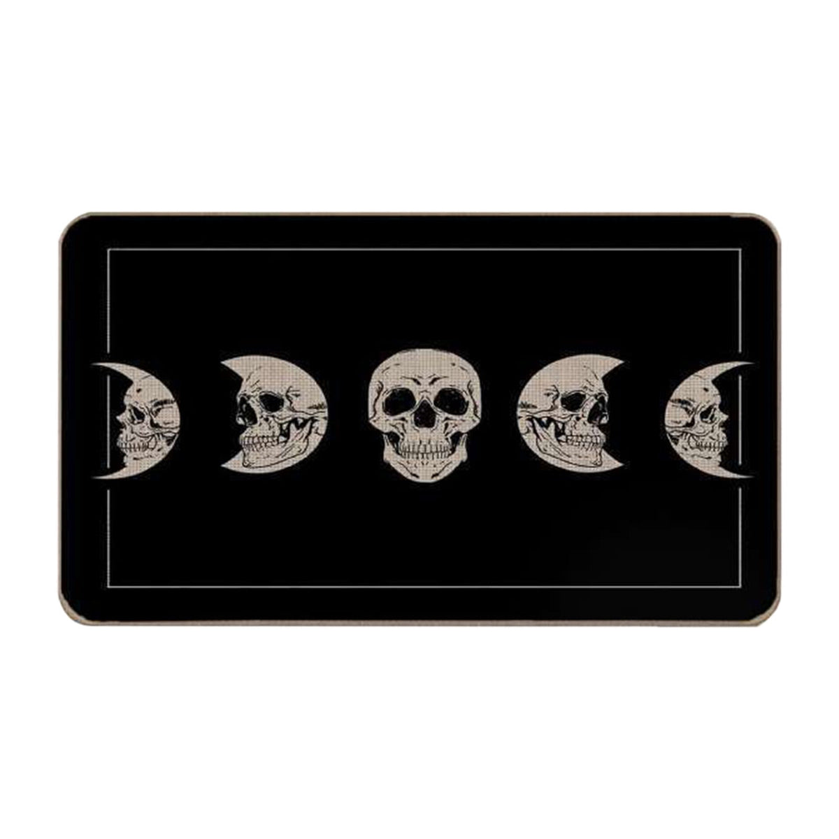 TOPRenddon Halloween Door Mat, Outdoor Front Door Decorative Doormat 16" x 24", Spider Web Bones Welcome Doormats, Non-Slip Rubber Mats Washable Carpet for Porch, Entryway, Indoor, Bathroom, Kitchen