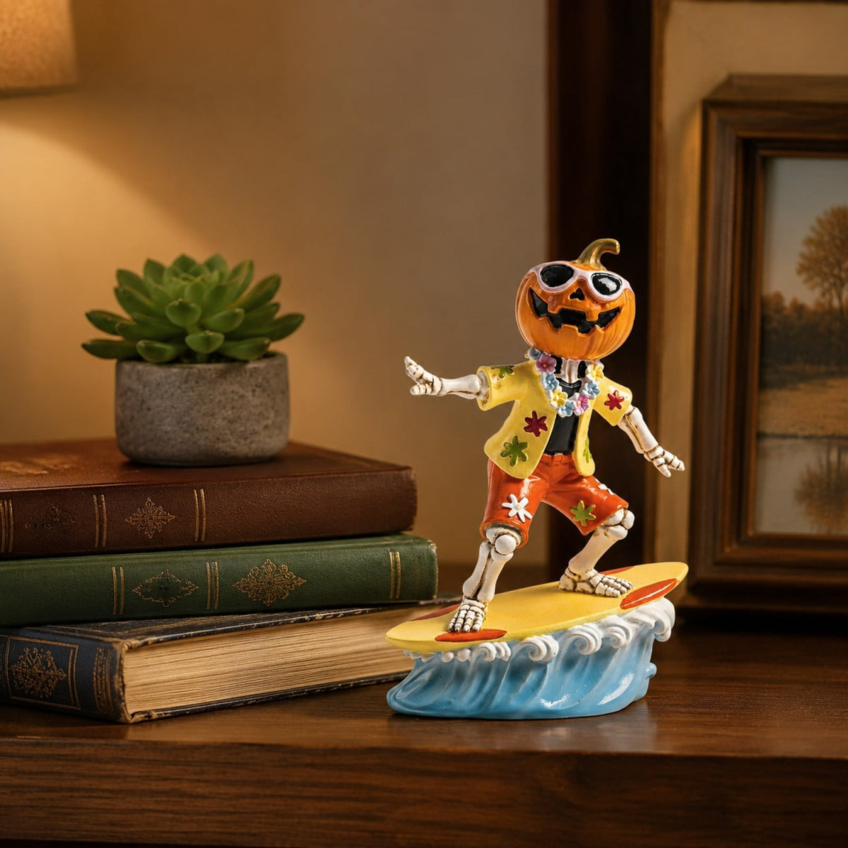Hotyverty Vintage Window Skeleton Resin Wall Figurine, Gothic Indoor Wall Decor for Door Mantel, Creative Halloween Gift for Halloween Party Decor Enthusiasts