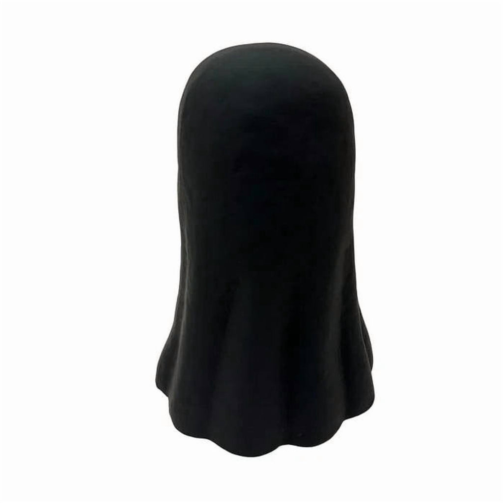 Resin Halloween Ghost Figurine, 10cm Black Spooky Ghost Statue for Mantel Tabletop Centerpiece Porch Indoor Cute Halloween Decor