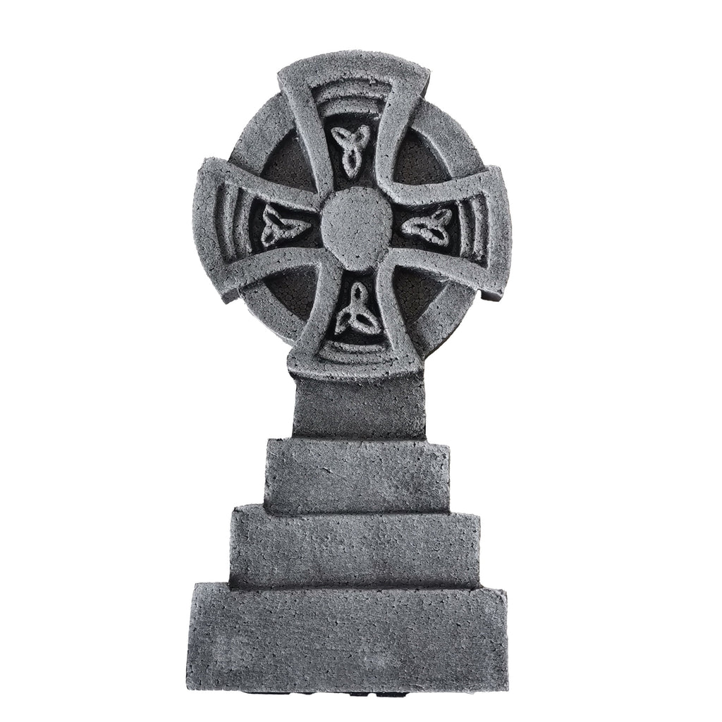 Tombstones Skulls Decoration Set, Gray, 6 Pieces, Halloween by Way To Celebrate
