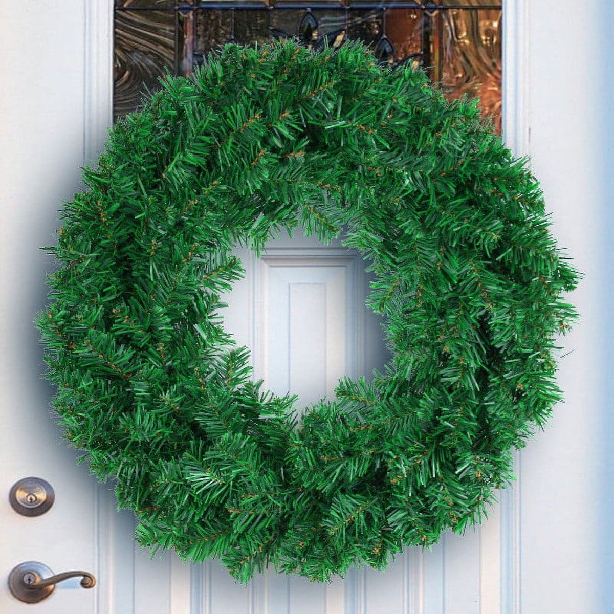 WKSCLPAI Halloween Wreaths, Black Dead Branch Wreath with Bat Decoration, Halloween Leaves Garlands for Decoration, Versatile for Indoor and Outdoor Use,Ideal for Various Occasions